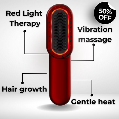 Luminza - Red Light Hair Brush